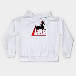 fire horse Kids Hoodie